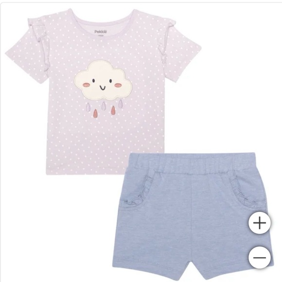 Pekkle Baby 4-piece Overall Set, size 6m - Picture 2 of 9